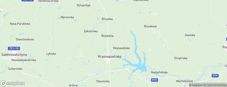 Yelyzavetivka, Ukraine Map