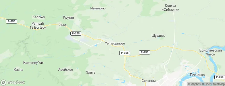 Yemel'yanovo, Russia Map