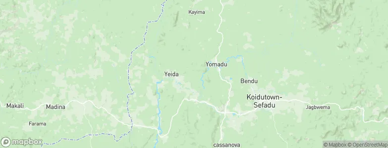 Yengema, Sierra Leone Map