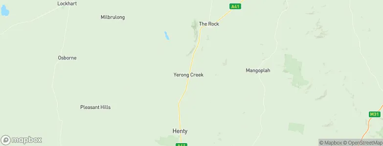 Yerong Creek, Australia Map