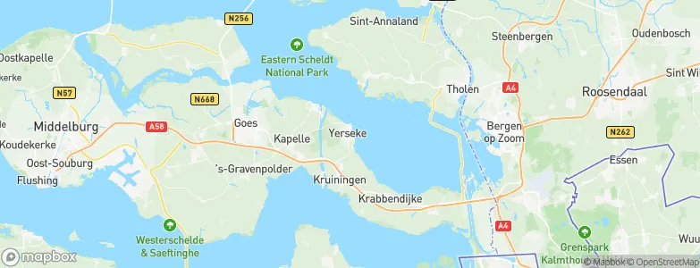 Yerseke, Netherlands Map