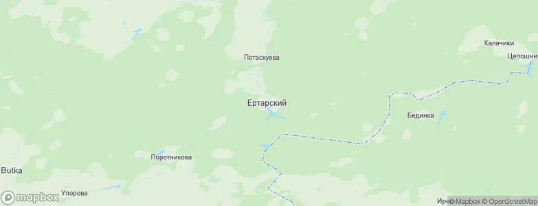 Yertarskiy, Russia Map