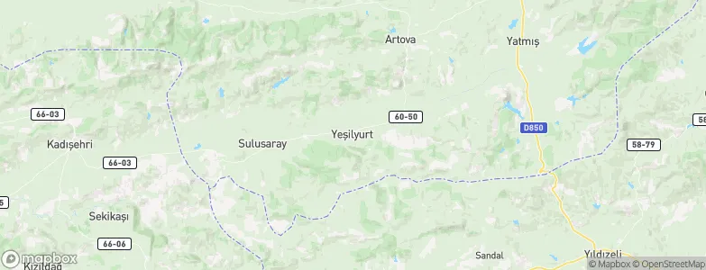 Yeşilyurt, Turkey Map
