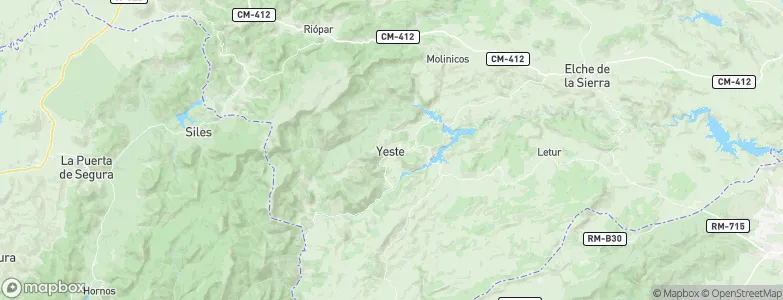 Yeste, Spain Map