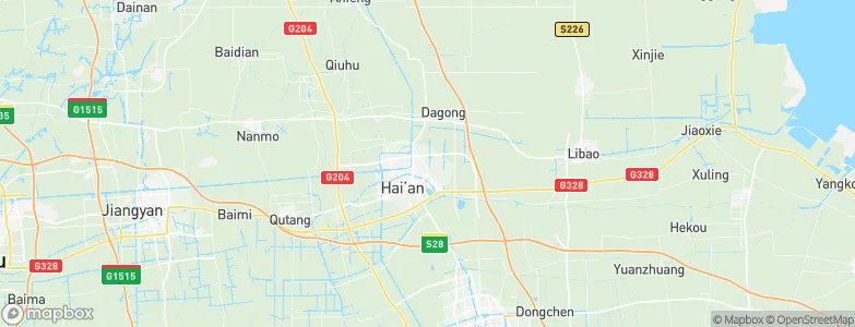 Yeyatan, China Map