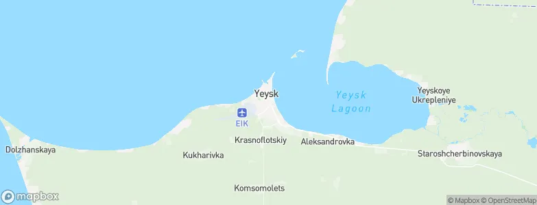 Yeysk, Russia Map