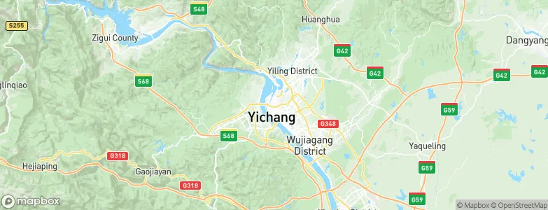 Yichang, China Map