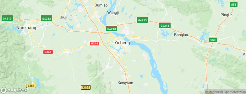 Yicheng, China Map