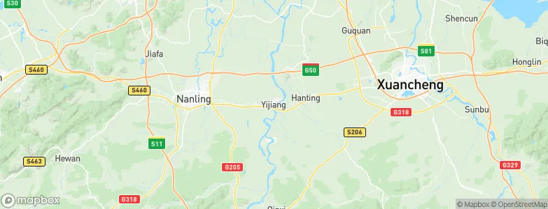 Yijiang, China Map