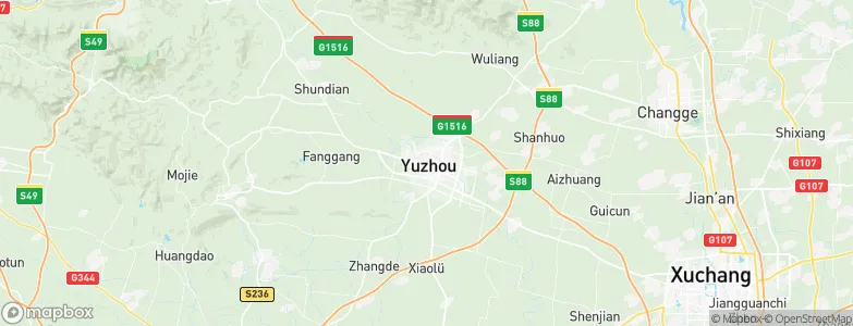 Yingchuan, China Map