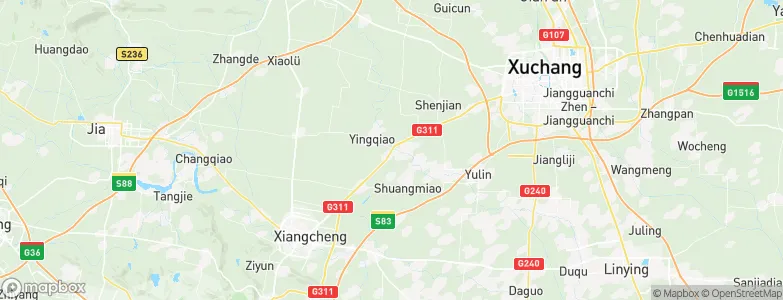 Yingyang, China Map