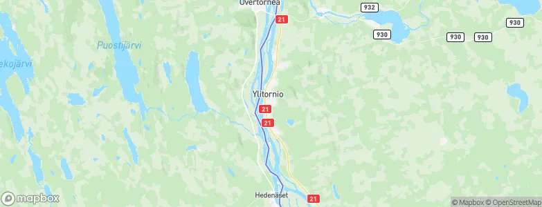 Ylitornio, Finland Map