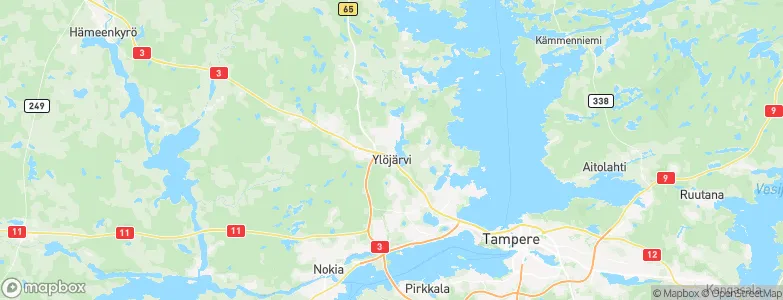 Ylöjärvi, Finland Map