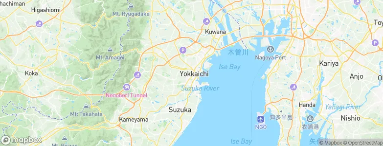 Yokkaichi, Japan Map