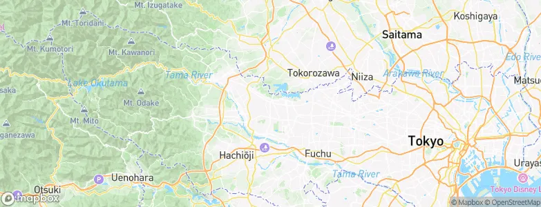 Yokota, Japan Map