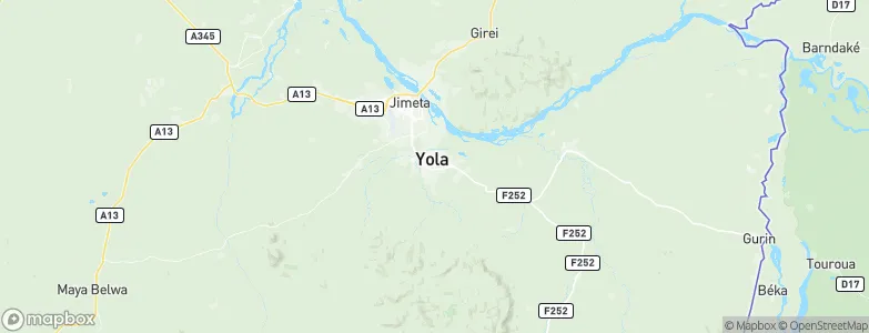 Yola, Nigeria Map
