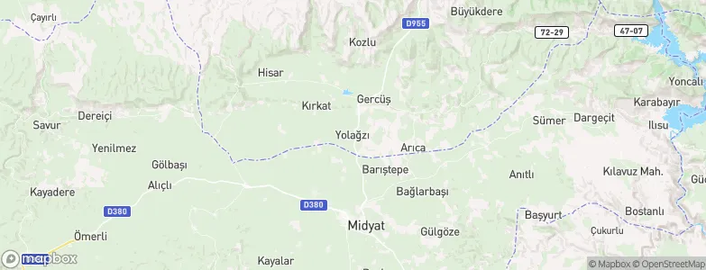 Yolağzı, Turkey Map