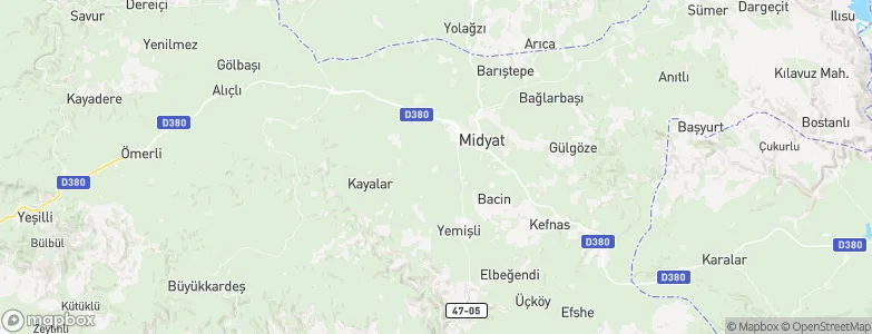 Yolbaşı, Turkey Map