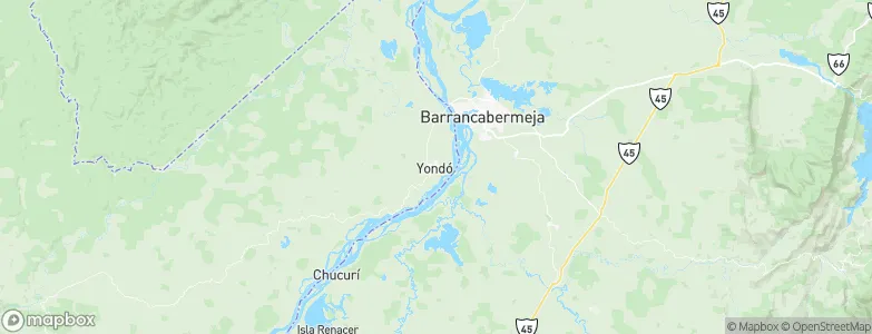 Yondó, Colombia Map