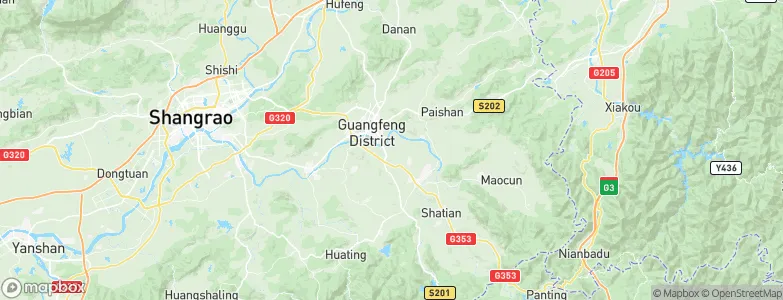 Yongfeng, China Map