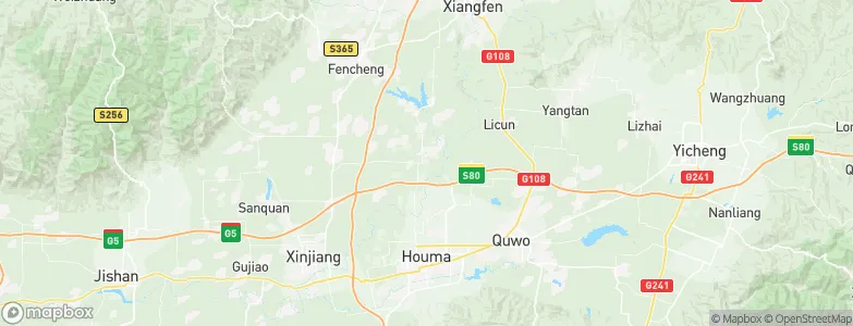 Yonggu, China Map