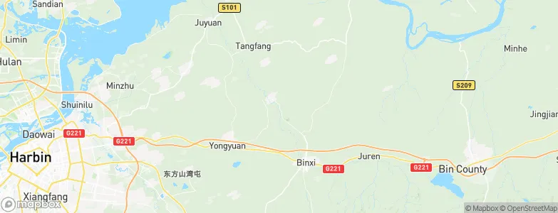 Yonghe, China Map