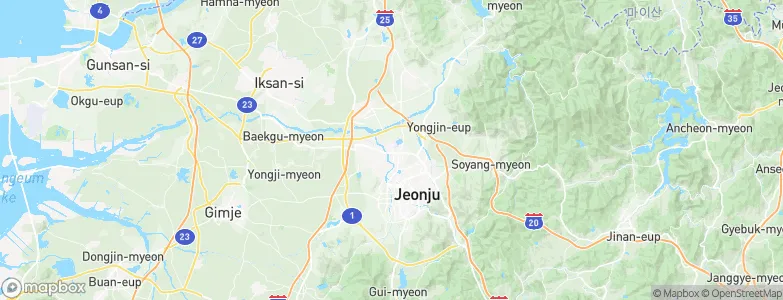 Yonghŭng, South Korea Map