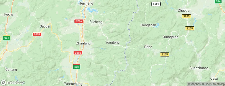 Yonglong, China Map