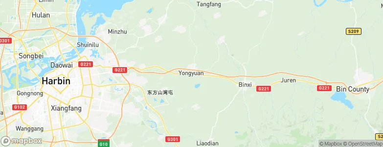 Yongyuan, China Map