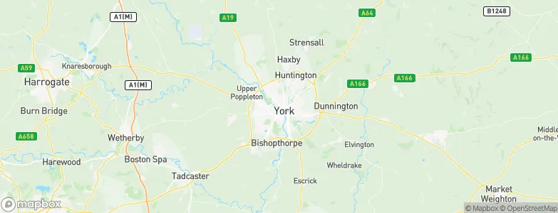 York, United Kingdom Map