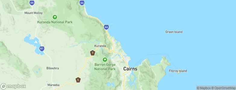 Yorkeys Knob, Australia Map