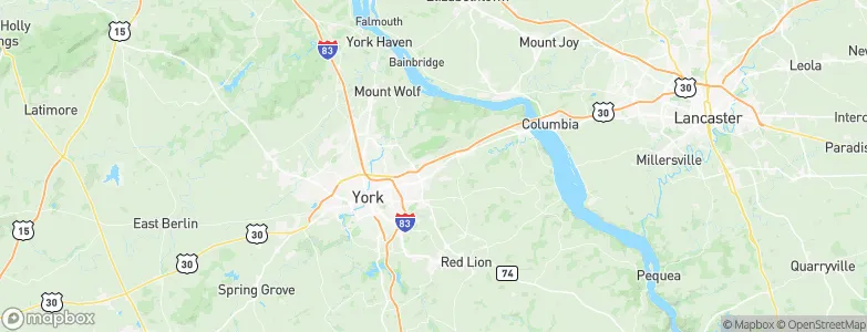 Yorklyn, United States Map
