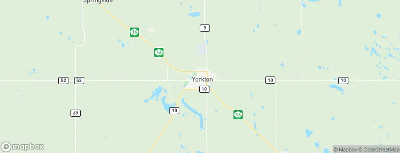 Yorkton, Canada Map