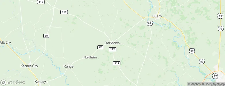 Yorktown, United States Map