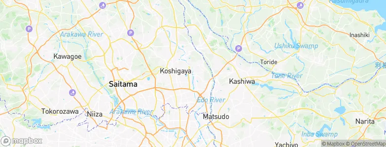 Yoshikawa, Japan Map