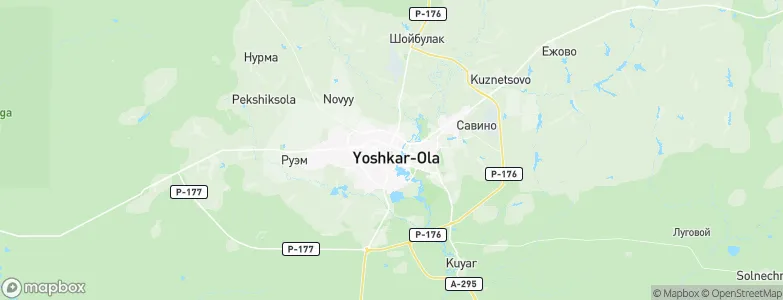 Yoshkar-Ola, Russia Map