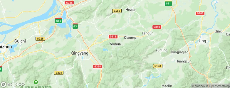 Youhua, China Map