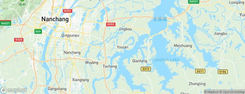 Youlan, China Map