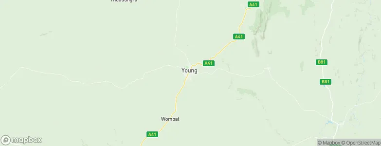 Young, Australia Map