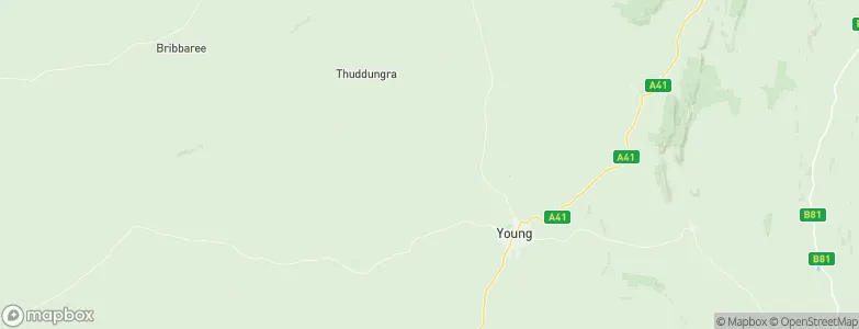 Young, Australia Map