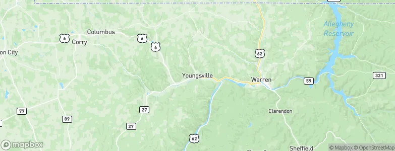 Youngsville, United States Map