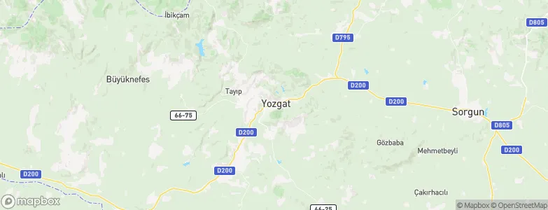 Yozgat, Turkey Map