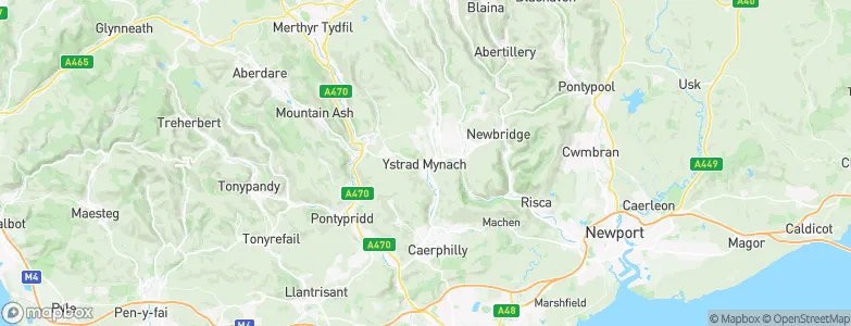 Ystrad Mynach, United Kingdom Map