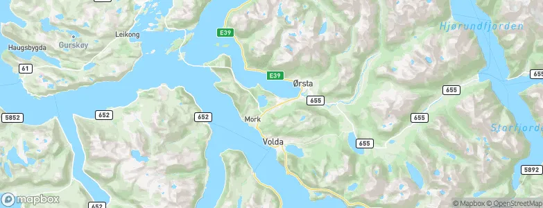 Ytrehovden, Norway Map