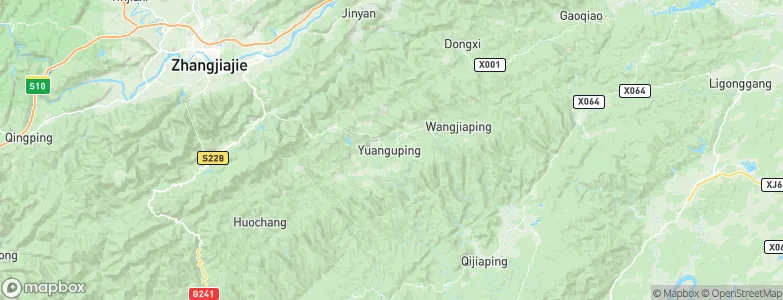 Yuanguping, China Map