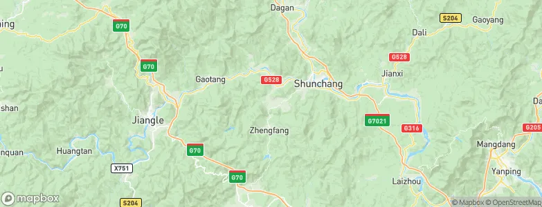 Yuankeng, China Map