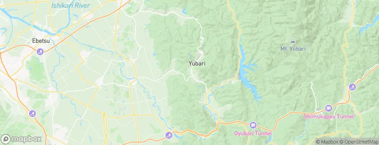 Yūbari, Japan Map
