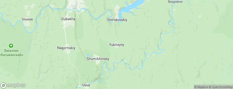 Yubileynyy, Russia Map
