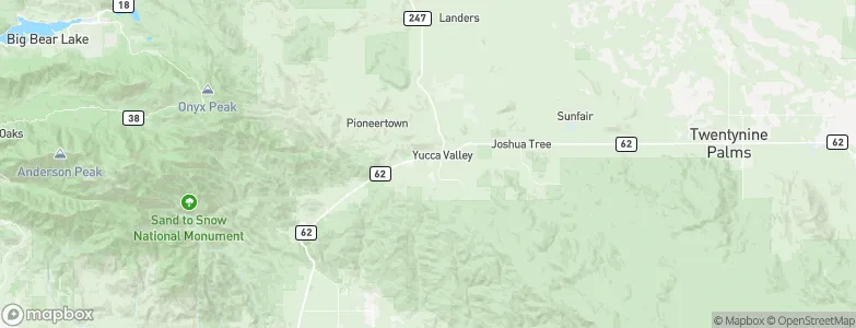 Yucca Valley, United States Map