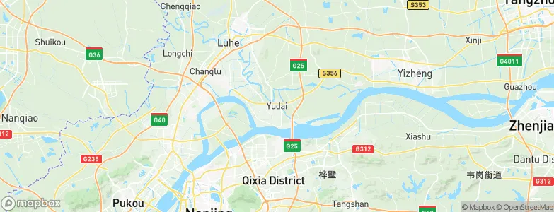 Yudai, China Map